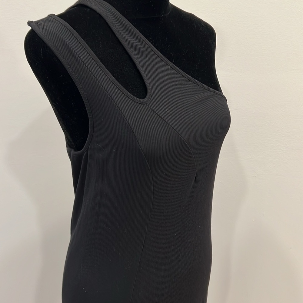 SKIMS Black One Shoulder Dress NWT - Picture 5 of 13
